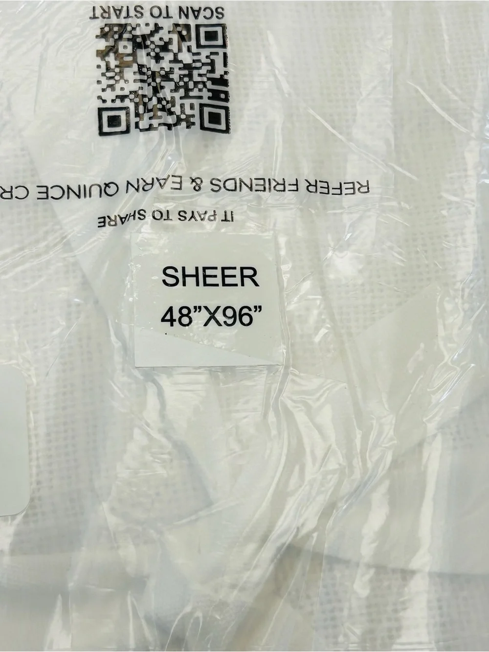 NWOT QUINCE Set Of 2 48x96 Cotton Sheer Curtains White 0081